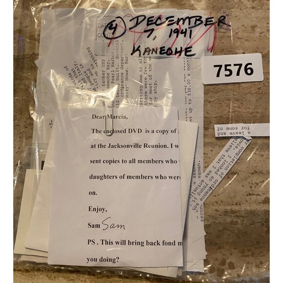 World War II Memorabilia Collection 1941 Pearl Harbor Jacksonville Reunion DVD P - Picture 6 of 6
